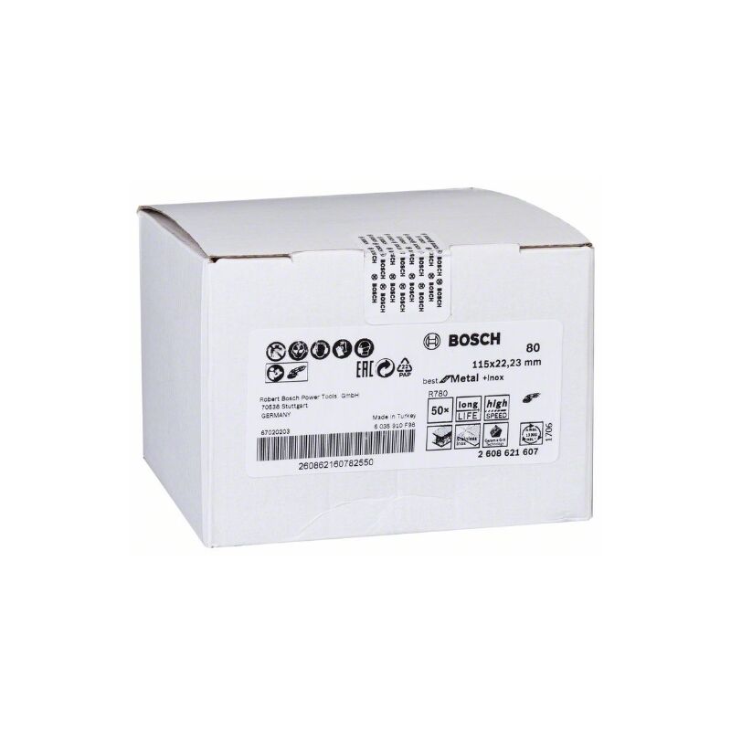 

Fibra R780 Best Metal+Inox:115Mm:G80 - Bosch