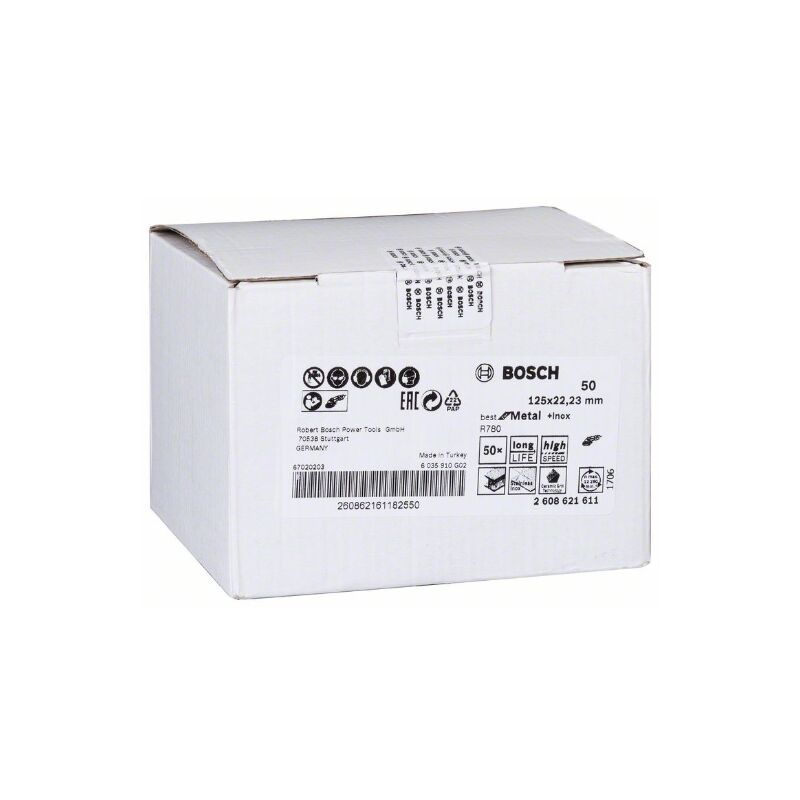 

Fibra R780 Best Metal+Inox:125Mm:G50 - Bosch