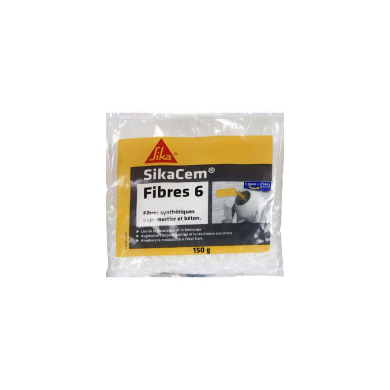 

Fibras estructurales micro-sintéticas Cem Fiber 6 - 150g - Blanc - Sika