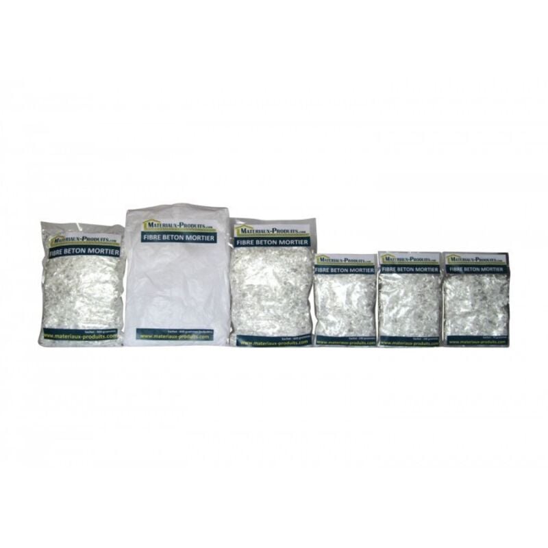 Fibre béton mortier - 900 g Blanc Matpro