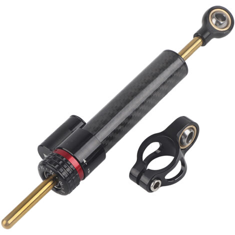 Fibre de Carbone Fibre de Direction Universelle Stabilisateur de Fourche à Feuilles élevées pour la Moto Réduire la Fatigue de Conduite pour