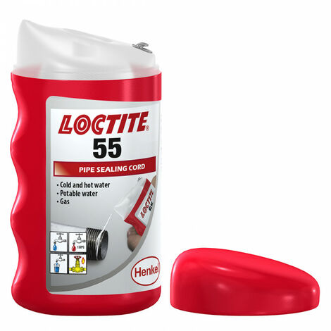 Fibre d'Étanchéité sans Phrase de Risque Loctite 55 Rouleau de 160m