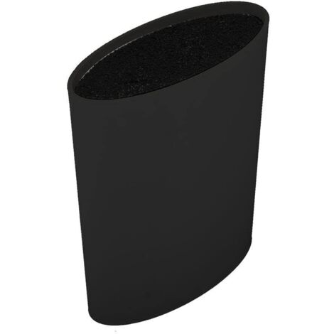 Fibre Knife Holder Knife Block Universal Oval-Shaped Knife Stand Knife Holder Without Knives for Ceramic Knives Steak Knives Vegetable Knives Up to 12 Knives