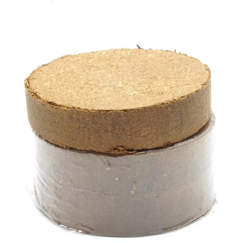 Fibre, substrat de coco, disque de 10 cm, 1,5 litre, 110 g pour terrarium