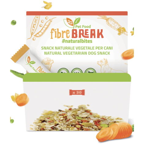 Fibrebreak snack in barretta per cani funzionale per il corretto funzionamento intestinale 30 pezzi