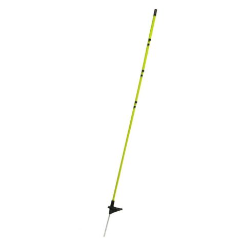 Fibreglass Electric Fencing Posts x50 (4Ft Yellow Step In Poly Fence Stakes)