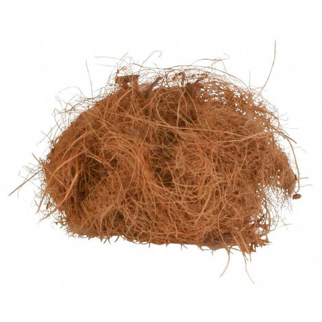 Fibres de coco Matériaux pour nids 30g canaris, Pinsons zébrés - animallparadise - Marron