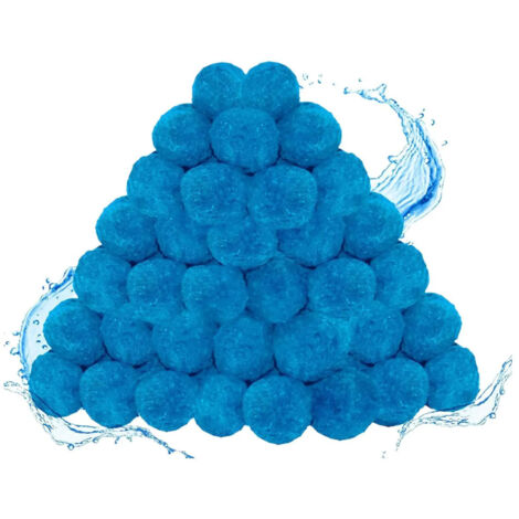 Fibres filtrantes pour filtres de piscine billes filtrantes