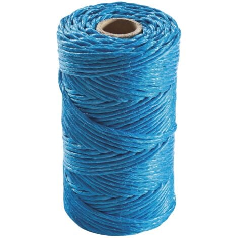 CORDERIES TOURNONAISES Ficelle agricole bleu 100 mètres.ø 3 mm
