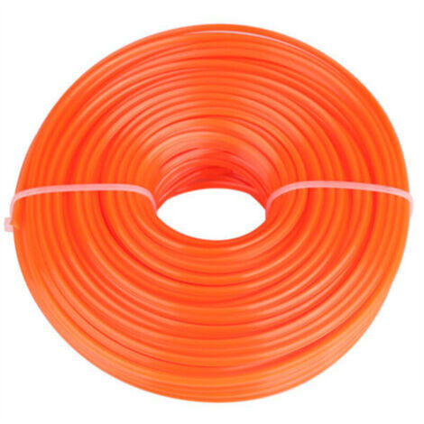 Ficelle de Débroussaillement en Nylon Carrée 3mm pour Tondeuse (50m) -