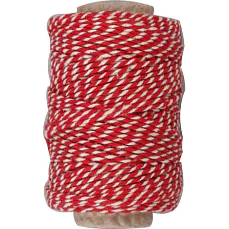 Ficelle en coton - Réf 50332 - Bicolore - Doux - Rayé