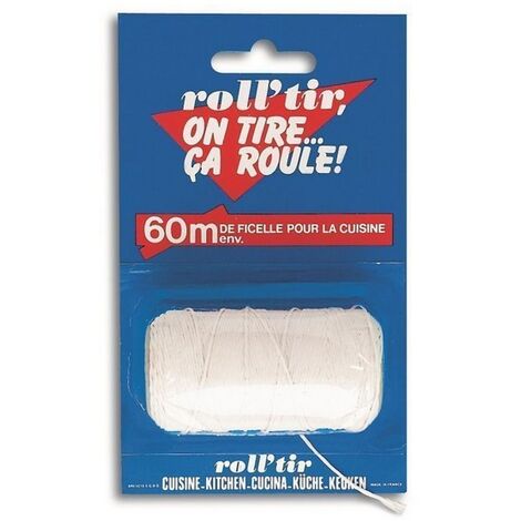 Ficelle fine blanche cuisine rayonne 40gr - BROSSERIE THOMAS - 690