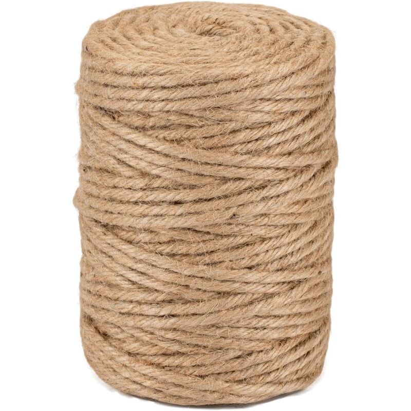 Ficelle Jute naturelle Ø5mm ±100 m La Cordeline CJN33, Naturel