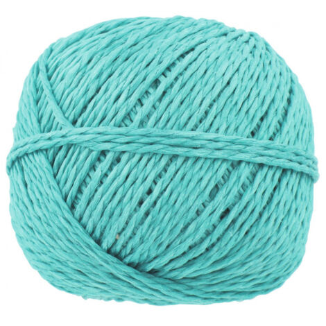 Ficelle polypropylène verte  diamêtre 2,5mm x 30m - résistance 60 kg
