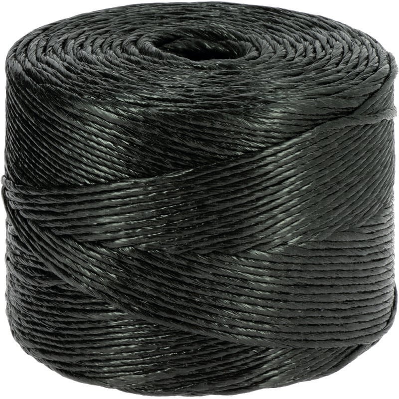 Ficelle polypropylène - torsadée - 3 mm x 750 mètres - noire Bizline 730935