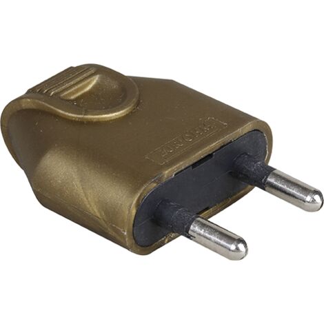 Ficha 6A - macho derecho Color Oro