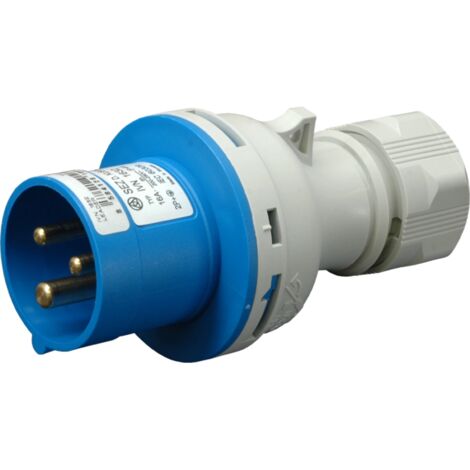 Ficha mâle portable 32A 3P 230V étanche IP54 SEZ