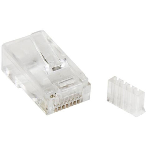 Ficha modular Cat6 - STARTECH - RJ45 - Paquete de 50 - Transparente - Conector de red