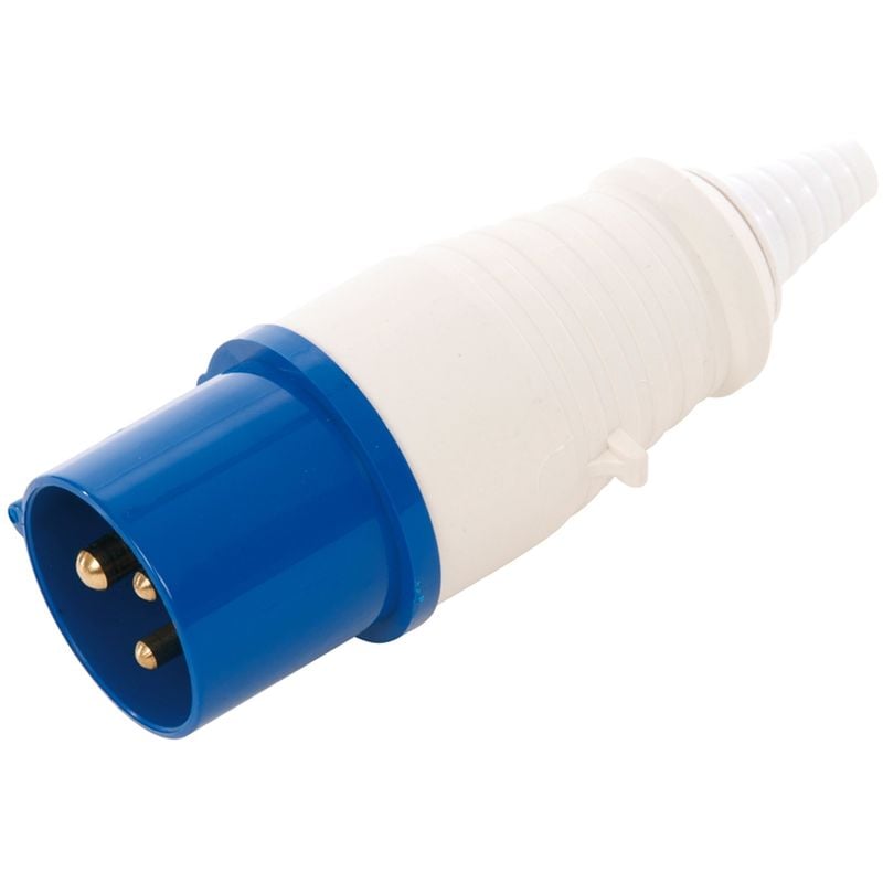 Fiche 16 a 240 v silverline 589694