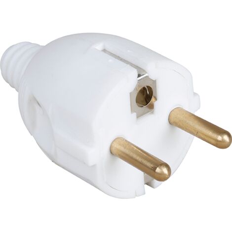 Fiche 16A - 2P+T Schuko - Droite