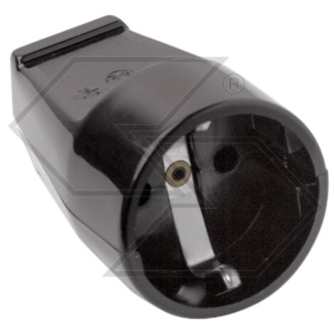 fiche 2 pôles + terre 16A 220V SCHUKO