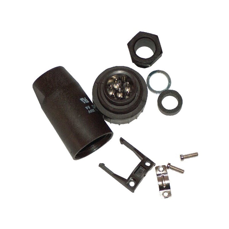 Fiche 7 pôles mâle AMPHENOL AMHT3104001