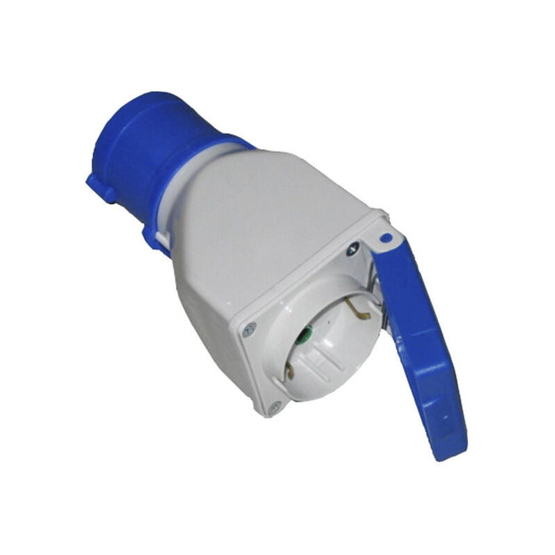 Solera - Fiche Adaptateur Cetac Prise Schuko Avec Couvercle 2 Pôles + Terre 16a 904012