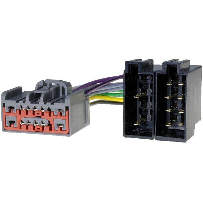 Fiche Autoradio 14PIN vers ISO compatible avec Ford Fiesta Volvo C30 C70 S40 S80 V50 V70 XC70 XC90