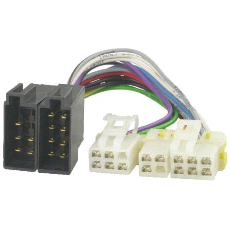 Fiche Autoradio 16PIN vers ISO - 100NX 200SX 300ZX Almera Maxima Micra Pathfinder Patrol Primera Terrano