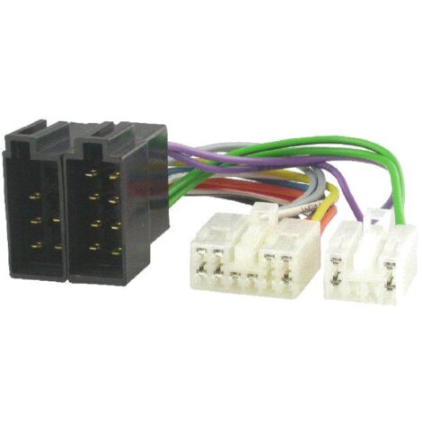 Fiche Autoradio 16PIN vers ISO compatible avec Toyota Daihatsu Lexus