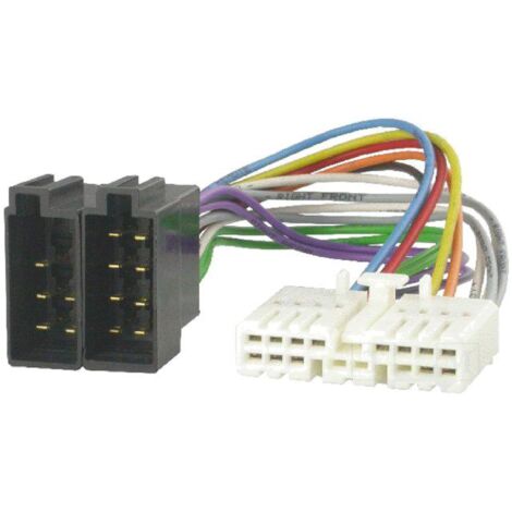Fiche Autoradio 16PIN vers ISO IA98 compatible avec Accord Civic Concerto CR-V Integra Jazz Legend Prelude Shuttle