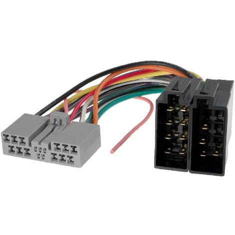 Fiche Autoradio 17PIN vers ISO - C-Crosser Accord Civic CR-V Lancer Outlander Pajero 4007 Fit