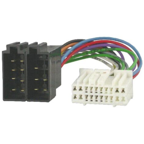 Fiche Autoradio 20PIN vers ISO compatible avec Honda Fiat Suzuki ap95