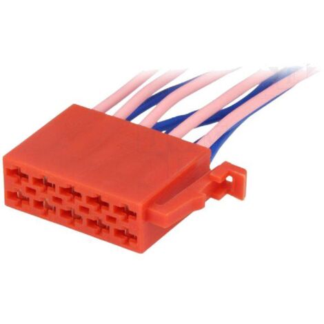 Fiche Autoradio ISO 10PIN Fils nus