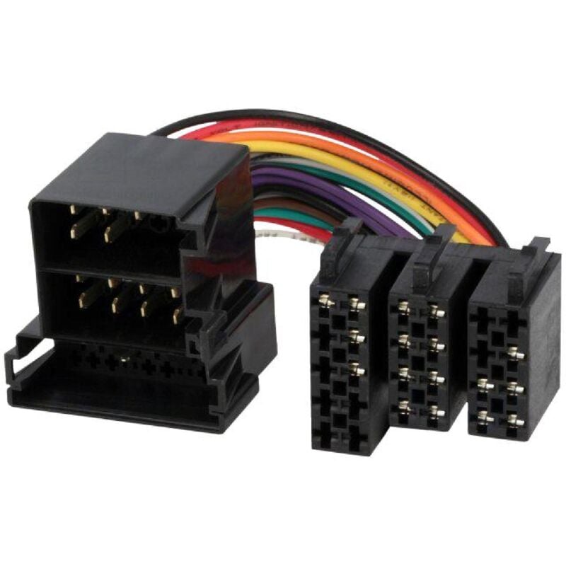 Fiche autoradio ISO AI2636 36PIN femelle vers ISO 26PIN male compatible avec Opel