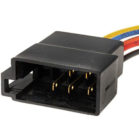 Fiche Autoradio ISO 5PIN femelle fils nus
