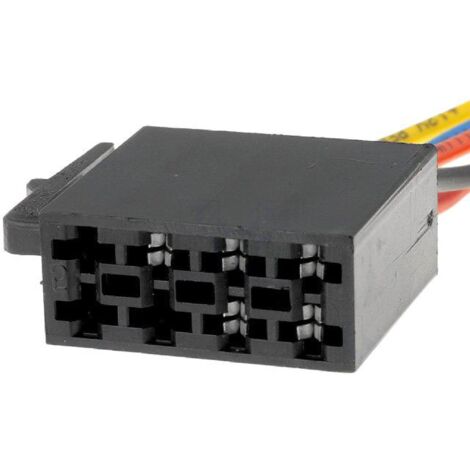Fiche Autoradio ISO 5PIN male fils nus