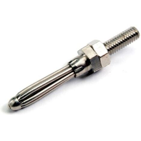 Fiche banane 4 mm RS PRO Mâle 16A 50V ( Prix pour 1 )