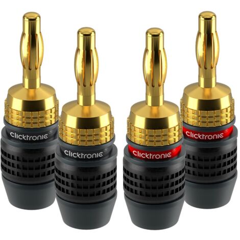 Fiche Banane, Adaptateur premium  Fiche banane  6,0 mm².