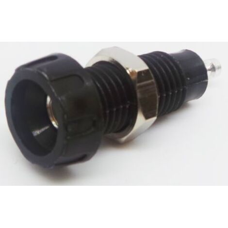 Fiche banane femelle 4 mm RS PRO Noir Femelle 10A 50V ( Prix pour 1 )