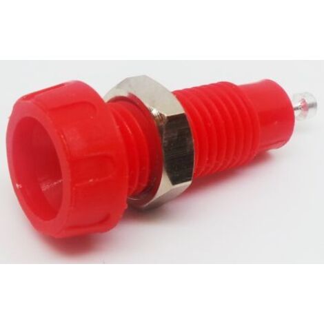Fiche banane femelle 4 mm RS PRO Rouge Femelle 10A 50V ( Prix pour 1 )