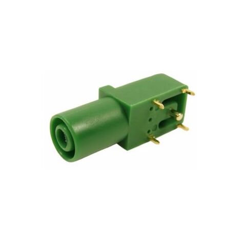Fiche banane femelle 4 mm RS PRO Vert Femelle 24A 1000V ( Prix pour 1 )