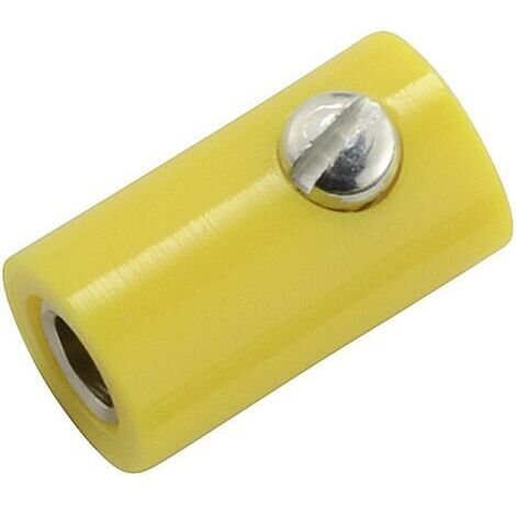 Fiche banane femelle Ø de la broche: 2.6 mm Kahlert Licht jaune 1 pc(s) D29023