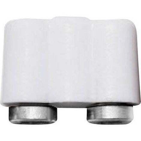 Fiche banane femelle double Ø de la broche: 2.6 mm BELI-BECO 61/17ws blanc 1 pc(s) W093621