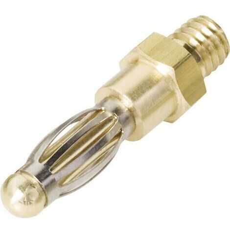 Fiche banane mâle à encastrer Ø de la broche: 3 mm Schnepp EFK 3000 argent 1 pc(s) D26572