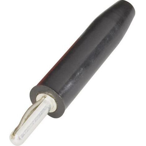 Fiche banane mâle Ø de la broche: 2 mm Schnepp F 2000 sw noir 1 pc(s) D29865