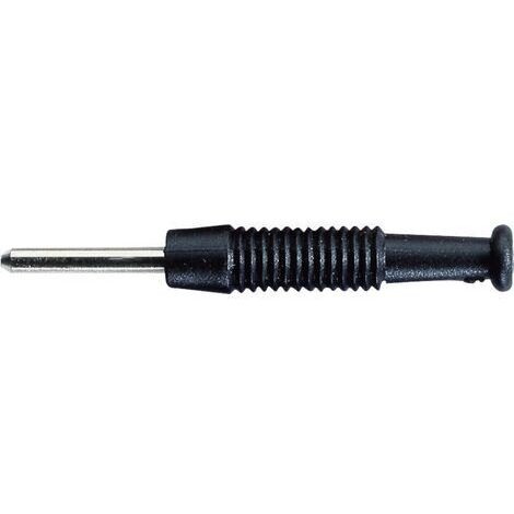 Fiche banane mâle Ø de la broche: 2 mm SKS Hirschmann MST 3 973509100 noir 1 pc(s) D29157