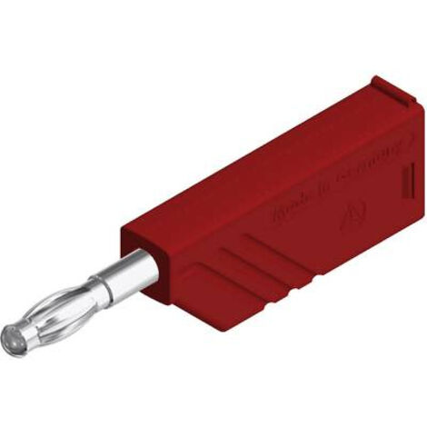 Fiche banane mâle Ø de la broche: 4 mm Hirschmann Test & Measurement LAS N WS 934100101 rouge 1 pc(s