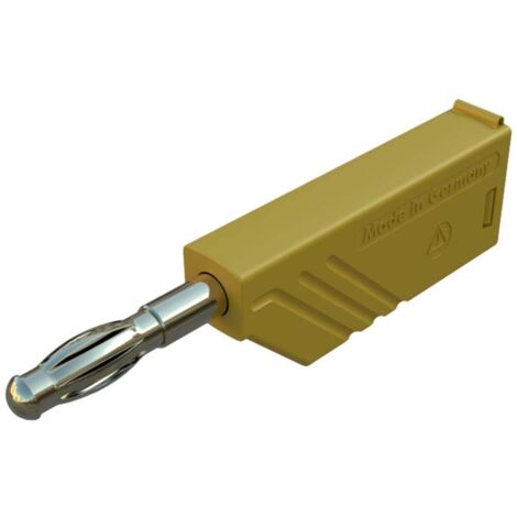 Fiche banane mâle Ø de la broche: 4 mm Hirschmann Test & Measurement LAS N WS Au 934100703 jaune 1 p