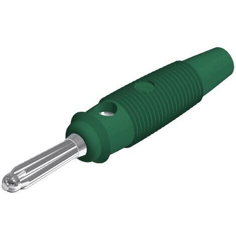 Fiche banane mâle Ø de la broche: 4 mm SKS Hirschmann BUELA 20 K 930726104 vert 1 pc(s) D27033
